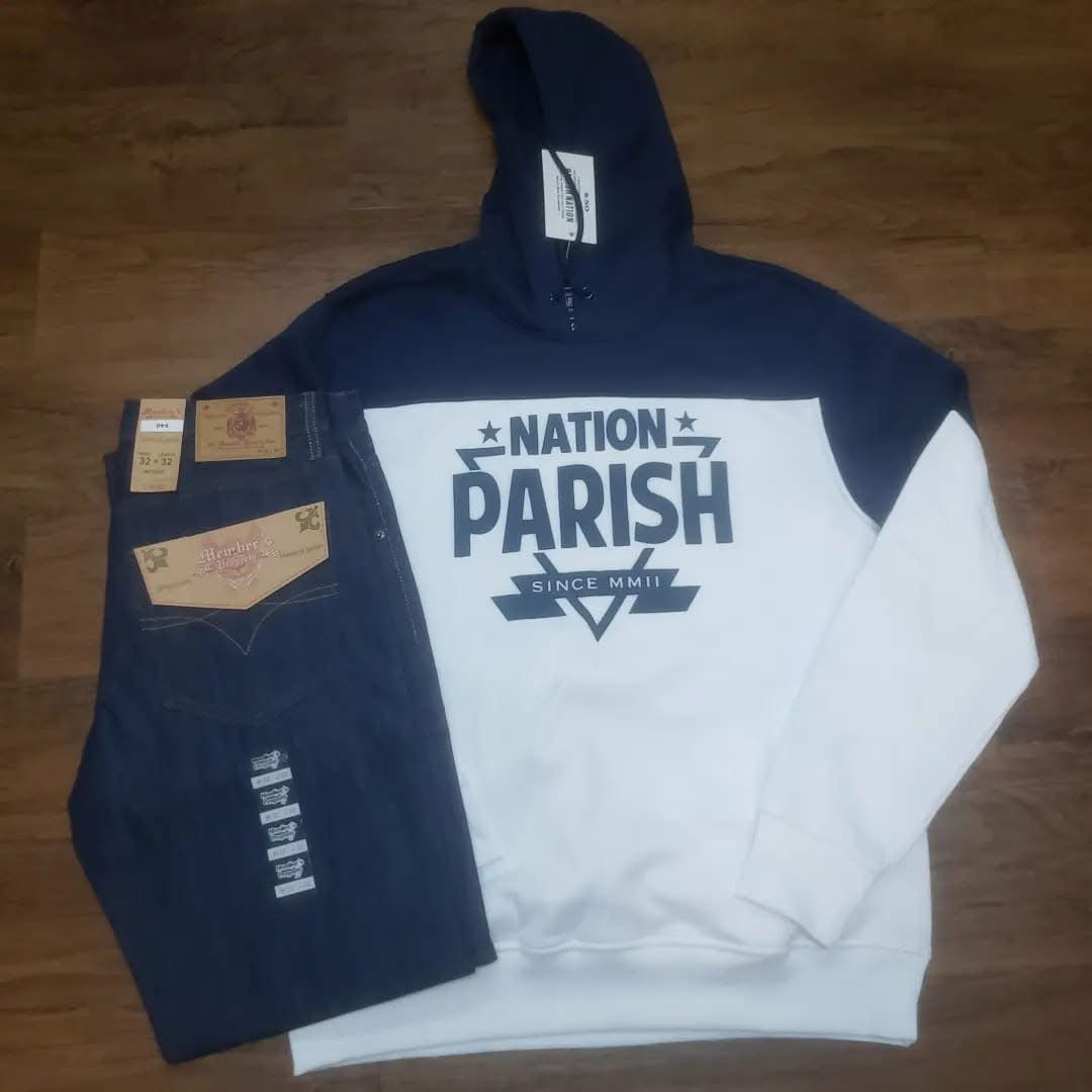 Nation Parish Hoodie & Denim Set