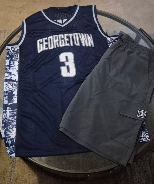 Georgetown Basketball Jersey Set