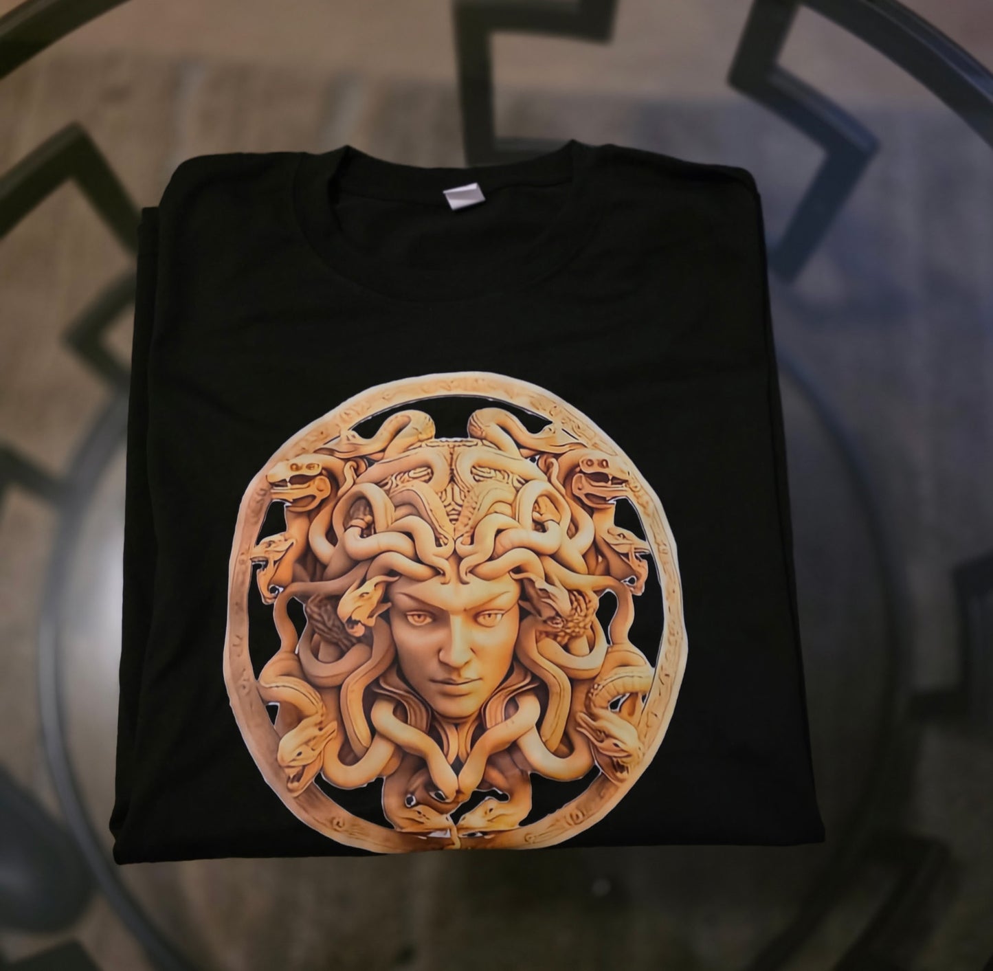 The Medusa Royale Tee – Gold Edition