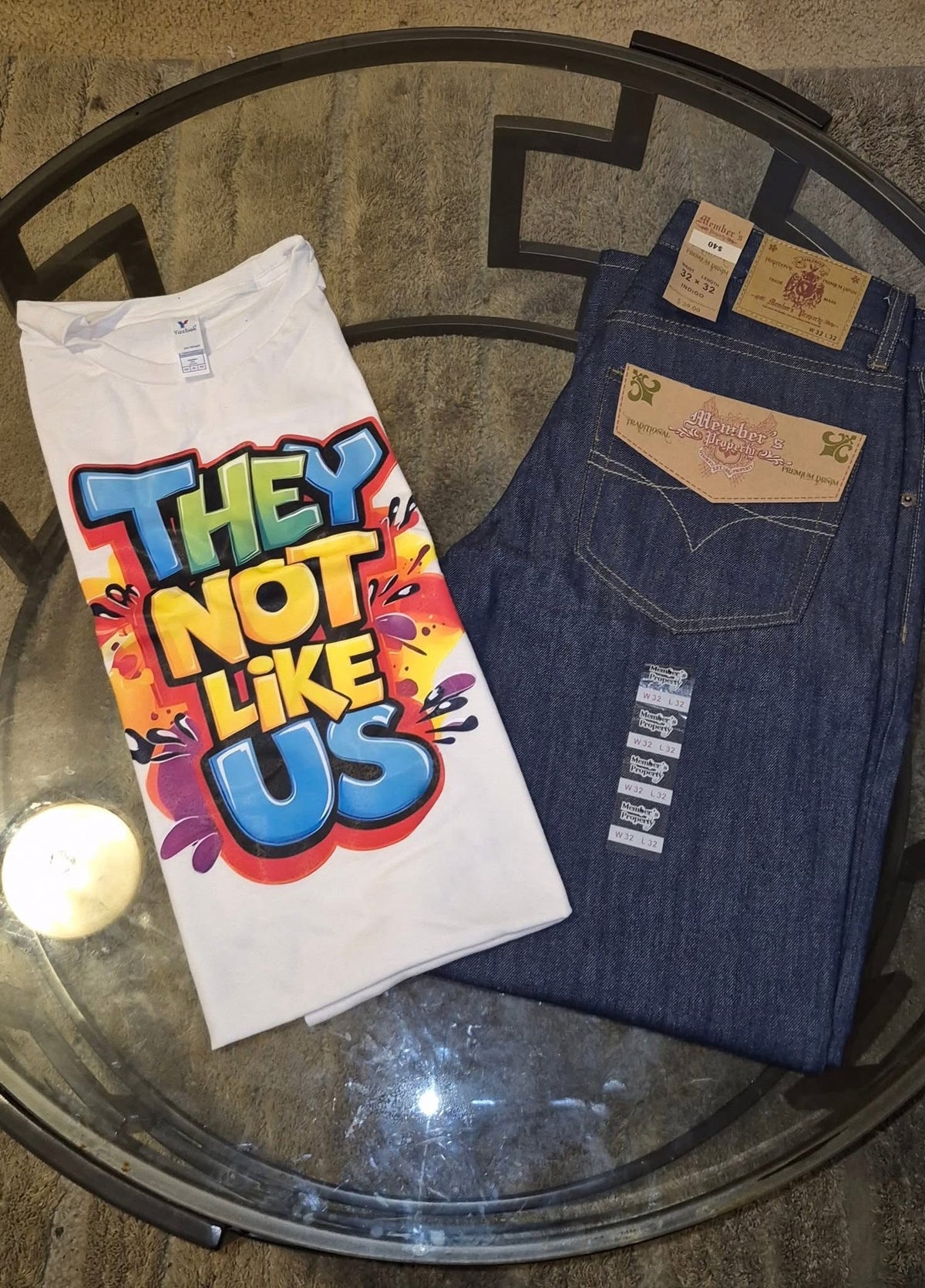 They Not Like Us & Textured Shorts Outfit