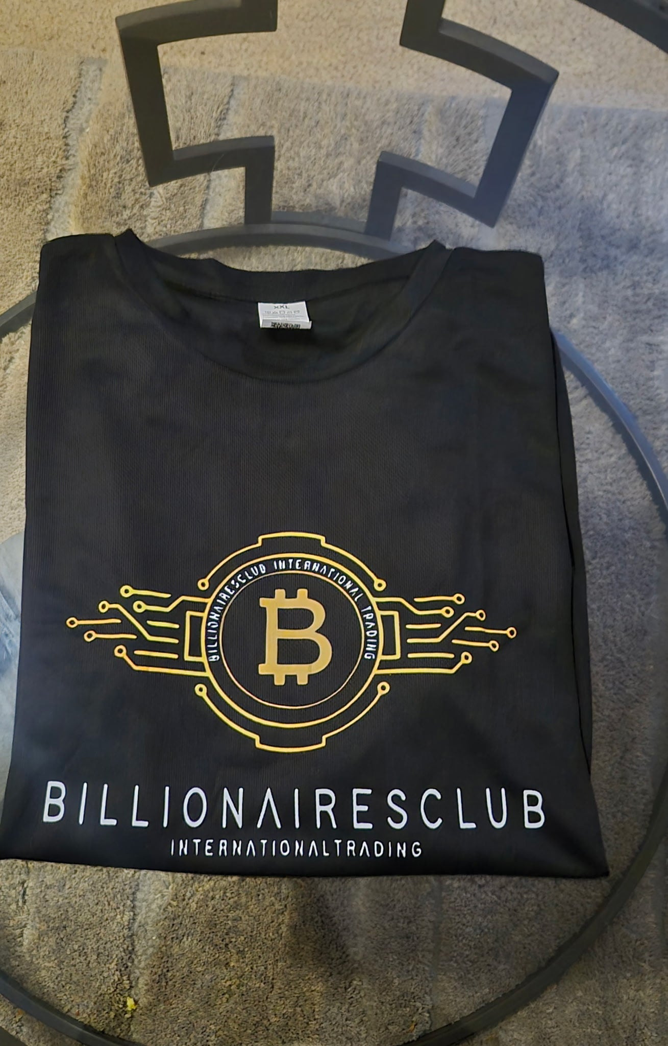 The BillionairesClub Crypto Tee – Gold Edition